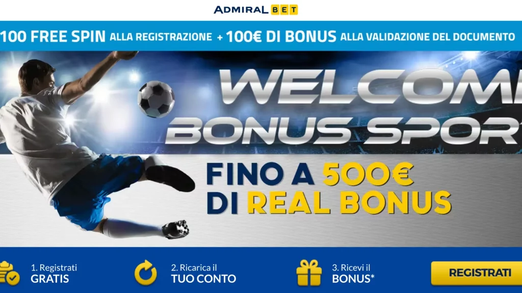 Admiralbet Casino Bonus Benvenuto