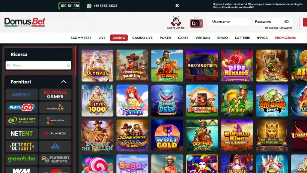 DomusBet Casino Slot