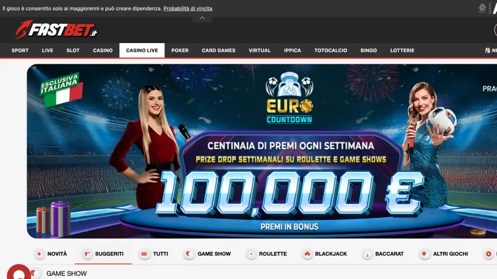 Fastbet Casino Slot Live